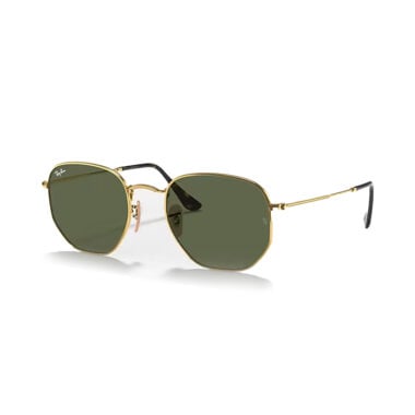 Ray-Ban Hexagonal Sunglasses Arista Gold G-15 Green Ray-Ban Hexagonal Sunglasses Arista Gold G-15 Green