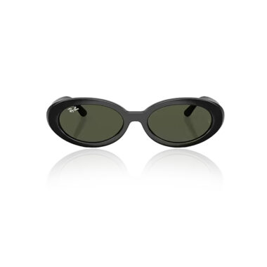 Ray-Ban RB2223 Sunglasses Black Dark Grey Polished Black Green 2