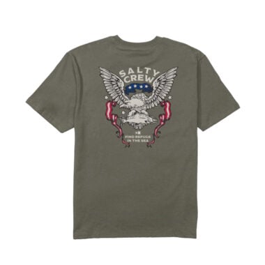 Salty Crew America Talon Short Sleeve T-Shirt Dusty Olive Salty Crew America Talon Short Sleeve T-Shirt Dusty Olive 2