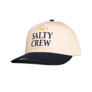 Salty Crew Coordinates Adjustable Snapback Hat Off White Navy Salty Crew Coordinates Adjustable Snapback Hat Off White Navy