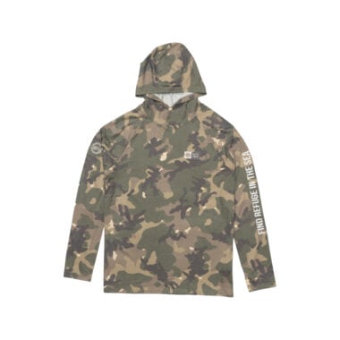 Salty Crew Mariner Lite UV Hooded Long Sleeve Sunshirt Tan Camo Salty Crew Mariner Lite UV Hooded Long Sleeve Sunshirt Tan Camo