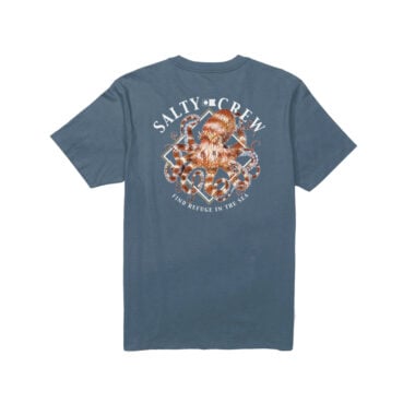 Salty Crew Octopod Short Sleeve T-Shirt Slate 2