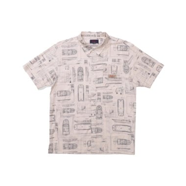 Salty Crew Whaler Button Up Shirt Bone Salty Crew Whaler Button Up Shirt Bone