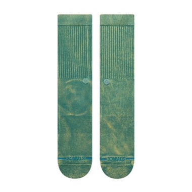Stance Icon Dyed Crew Sock Teal 2