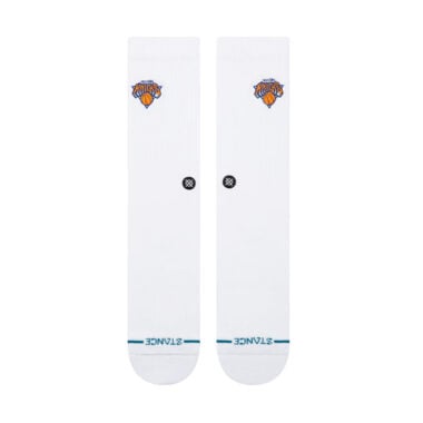 Stance New York Knicks Crest Socks White Stance New York Knicks Crest Socks White 2