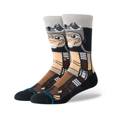 Stance x Star Wars Babu Frik Crew Socks Brown Stance x Star Wars Babu Frik Crew Socks Brown