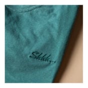 The-Quiet-Life-Shhh-Short-Sleeve-T-Shirt-Emerald-Green-logo-close-up.jpg
