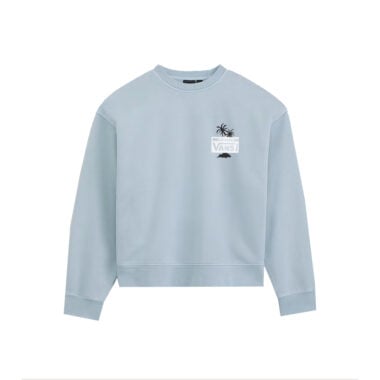 Vans Knu Palms Crewneck Sweatershirt Soft Slate