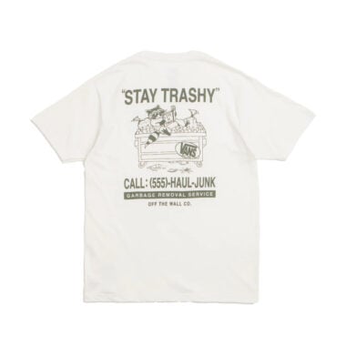 Vans Trashy Short Sleeve T-Shirt Marshmallow Vans Trashy Short Sleeve T-Shirt Marshmallow 2