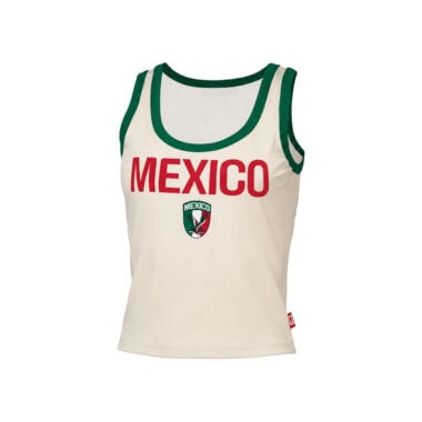 FIFA World Cup 2026 Mexico Kickoff Style Ribbed Tank Top Cream FIFA World Cup 2026 Mexico Kickoff Style Ribbed Tank Top Cream