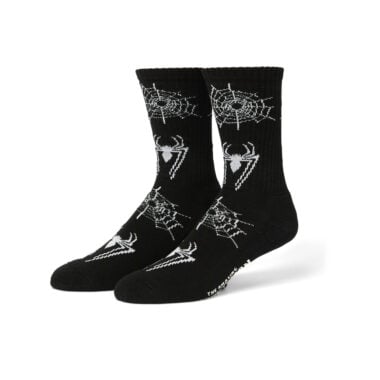 HUF x Marvel Spider-Man Crew Socks Black HUF x Marvel Spider-Man Crew Socks Black
