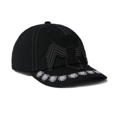 HUF x Marvel Spider-Man Venom Snapback Hat Washed Black HUF x Marvel Spider-Man Venom Snapback Hat Washed Black