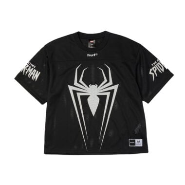 HUF x Marvel Spider-Man Football Jersey Black HUF x Marvel Spider-Man Football Jersey Black