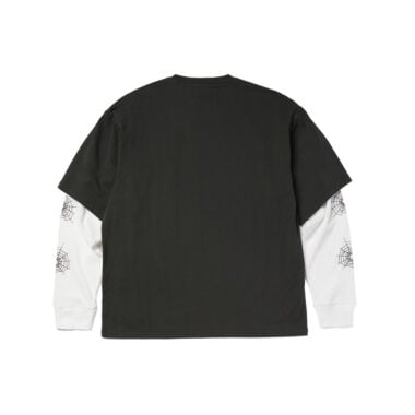 HUF x Marvel Spider-Man Web Double Layer Longsleeve T-Shirt Black HUF x Marvel Spider-Man Web Double Layer Longsleeve T-Shirt Black 2