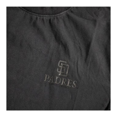 Mitchell & Ness San Diego Padres Core Essentials Short Sleeve T-Shirt Black Mitchell & Ness San Diego Padres Core Essentials Short Sleeve T-Shirt Black 2