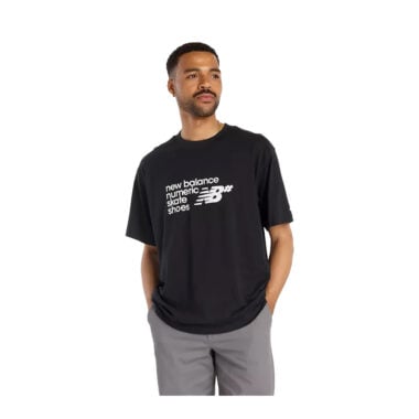 New Balance Numeric # Staked Short Sleeve T-Shirt Black New Balance Numeric # Staked Short Sleeve T-Shirt Black