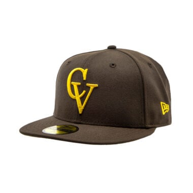 New Era 59Fifty Chula Vista CV Fitted Hat Brown Gold New Era 59Fifty Chula Vista CV Fitted Hat Brown Gold