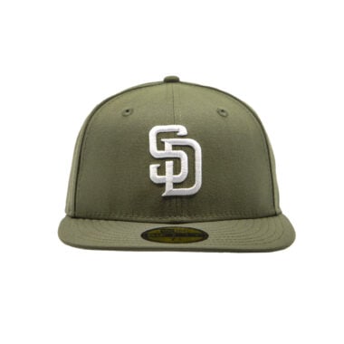 New Era 59Fifty San Diego Padres Fitted Hat New Olive White New Era 59Fifty San Diego Padres Fitted Hat New Olive White 2