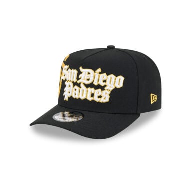 New Era 9Fifty San Diego Padres Proud A-Frame Snapback Hat Black Gold White New Era 9Fifty San Diego Padres Proud A-Frame Snapback Hat Black Gold White
