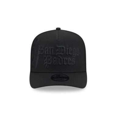 New Era 9Fifty San Diego Padres Proud A-Frame Snapback Hat Blackout New Era 9Fifty San Diego Padres Proud A-Frame Snapback Hat Blackout 4