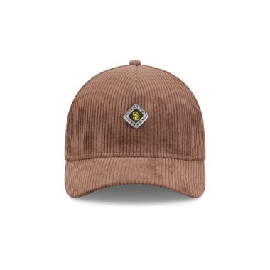 New Era 9Forty M-Crown San Diego Padres Women Glam Corduroy A-Frame Strapback Hat Brown New Era 9Forty M-Crown San Diego Padres Women Glam Corduroy A-Frame Strapback Hat Brown 2
