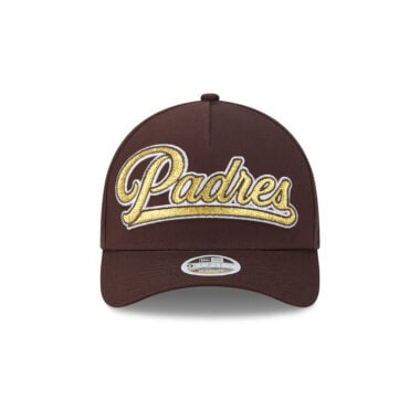 New Era 9Forty M-Crown San Diego Padres Women Glitz A-Frame Snapback Hat Brown Gold New Era 9Forty M-Crown San Diego Padres Women Glitz A-Frame Snapback Hat Brown Gold 4
