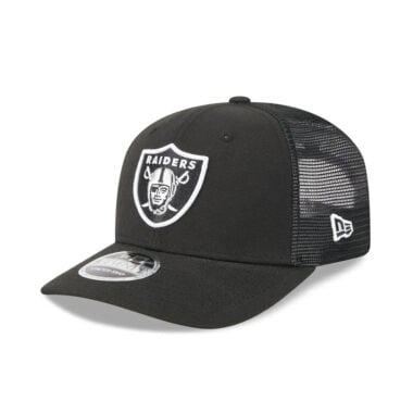 New Era 9Seventy Las Vegas Raiders League Basic Game Mesh Trucker Stretch Snapback Hat Black