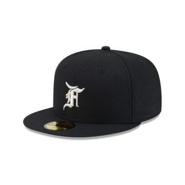 New Era x Fear of God 59Fifty Chicago White Sox 2 Fitted Hat Black Metallic White New Era x Fear of God 59Fifty Chicago White Sox 2 Fitted Hat Black Metallic White