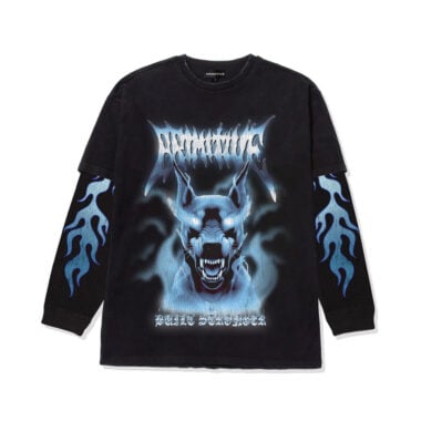 Primitive Defender Heavyweight Twofer Long Sleeve T-Shirt Black Primitive Defender Heavyweight Twofer Long Sleeve T-Shirt Black