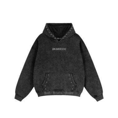 Primitive Treasure Heavyweight Hood Pullover Black Primitive Treasure Heavyweight Hood Pullover Black