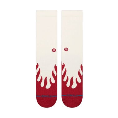 Stance Heating Up Crew Socks Red Stance Heating Up Crew Socks Red 2