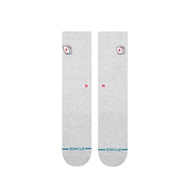 Stance Hit Me Crew Socks Heather Grey Stance Hit Me Crew Socks Heather Grey 2