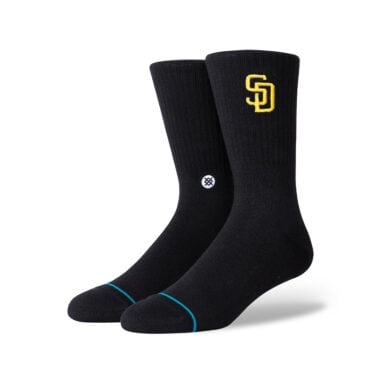 Stance San Diego Padres Crest Crew Socks Black