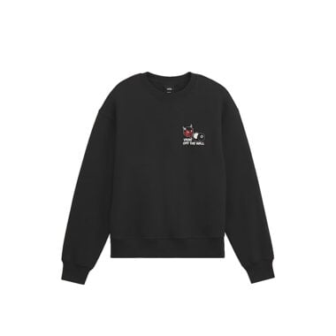 Vans Old Scratch Crewneck Sweatshirt Black Vans Old Scratch Crewneck Sweatshirt Black