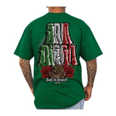 Dyse One Eagle Rose Short Sleeve T-Shirt Green Dyse One Eagle Rose Short Sleeve T-Shirt Green 2
