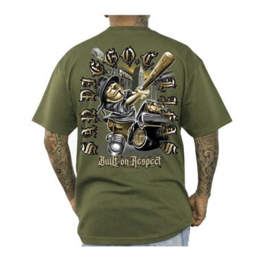 Dyse One Street Swinger Short Sleeve T-Shirt Olive Green Dyse One Street Swinger Short Sleeve T-Shirt Olive Green 2