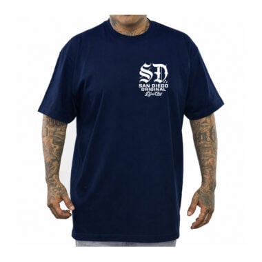 Dyse One Stripes Short Sleeve T-Shirt Navy Blue