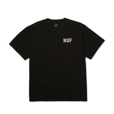 HUF Classic H Short Sleeve T-Shirt Black White