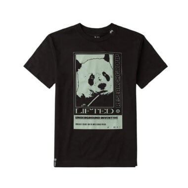 LRG All Effective Panda Short Sleeve T-Shirt Black LRG All Effective Panda Short Sleeve T-Shirt Black