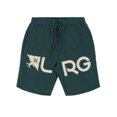 LRG Effective Fleece Shorts Dark Spruce Cream White LRG Effective Fleece Shorts Dark Spruce Cream White