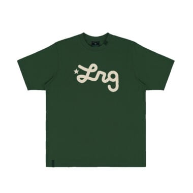 LRG Effective Knit Short Sleeve T-Shirt Dark Spruce Cream White LRG Effective Knit Short Sleeve T-Shirt Dark Spruce Cream White