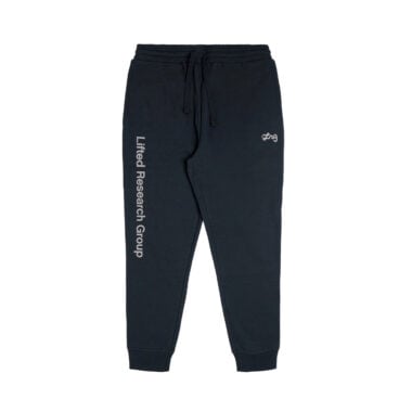 LRG Lifted Script Jogger Sweatpants Black Grey LRG Lifted Script Jogger Sweatpants Black Grey