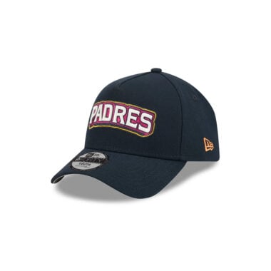 New Era 9Forty San Diego Padres 2026 Youth City Connect WMGV A-Frame Snapback Hat Blue