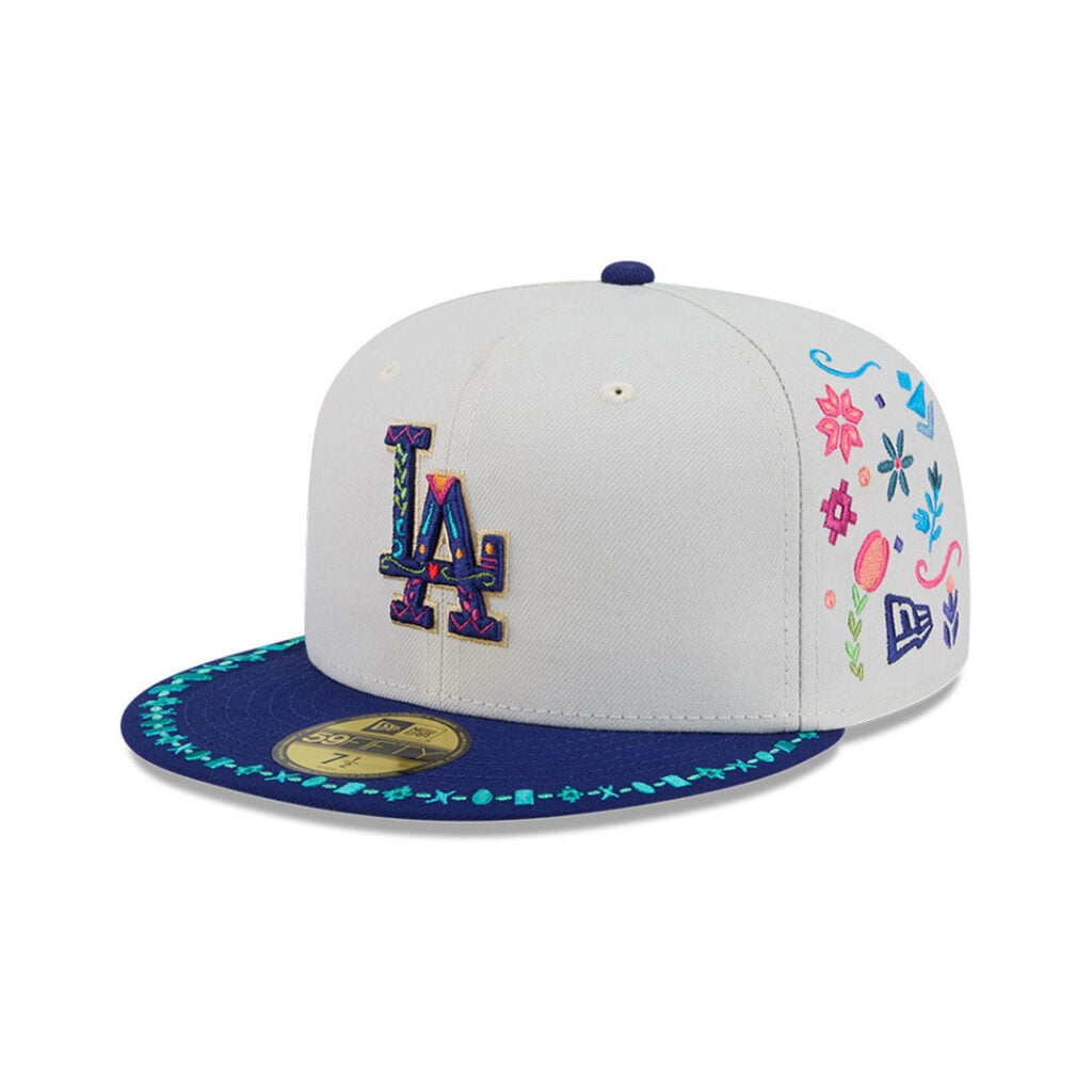 New Era 59Fifty Los Angeles Dodgers Federations Latin Heritage Fitted Hat White Blue New Era 59Fifty Los Angeles Dodgers Federations Latin Heritage Fitted Hat White Blue
