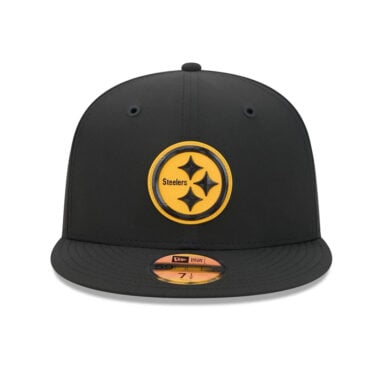 New Era 59Fifty Pittsburgh Steelers Official Sideline Fitted Hat Black 2