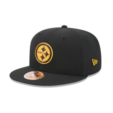 New Era 59Fifty Pittsburgh Steelers Official Sideline Fitted Hat Black