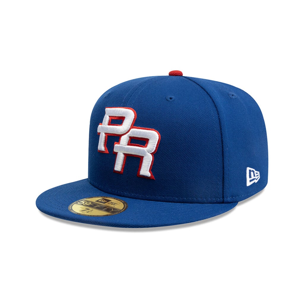 New Era 59Fifty Puerto Rico Federations On Field Home Fitted Hat Royal Blue Red White