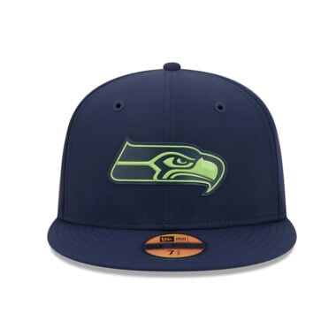 New Era 59Fifty Seattle Seahawks Official Sideline Fitted Hat Navy 2