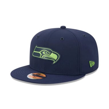 New Era 59Fifty Seattle Seahawks Official Sideline Fitted Hat Navy