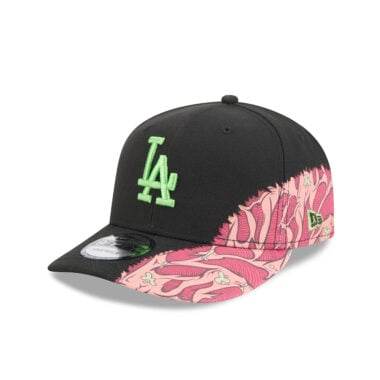 New Era 9Fifty Los Angeles Dodgers Halloween Zombie Cutout Snapback Hat Black Green